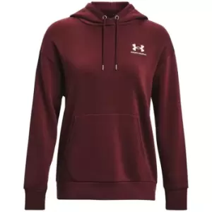 Under Armour Essential Hoodie Womens - Red