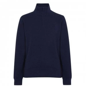 Gant Quarter Zip Sweater - Indigo 901