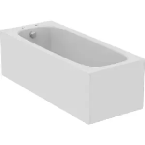 Ideal Standard i. life Single Ended Bath 1700mm x 700mm 2 Tap Holes in White Acrylic