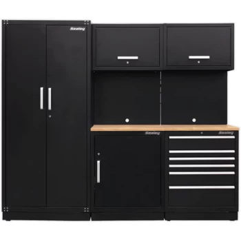 Sealey - APMSCOMBO1W Modular Storage System Combo - Oak Worktop