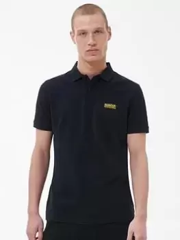 Barbour International Essential Polo Shirt - Black, Size 2XL, Men