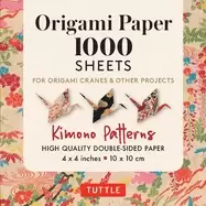 origami paper 1 000 sheets kimono patterns 4 10cm tuttle origami paper dou