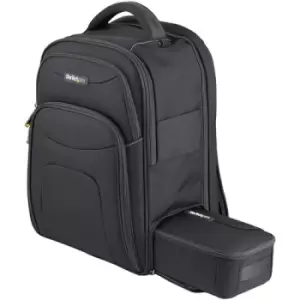 StarTech.com 15.6" Laptop Backpack with Removable Accessory Organizer Case - Professional IT Tech Backpack for Work/Travel/Commute - Ergonomic Compute