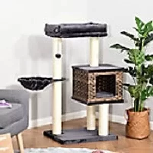 PawHut Cat Tree D30-375 1010 x 550 x 460 mm Brown