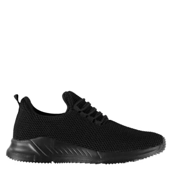 Fabric Santo Junior Trainers - Black