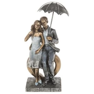 Rainy Day Romance Sitting Ornament