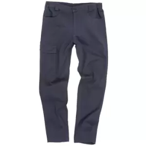 Result Mens Work Guard Stretch Slim Chinos (3XL) (Navy)