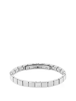 Calvin Klein Mens Calvin Klein stainless steel bracelet, Silver, Men