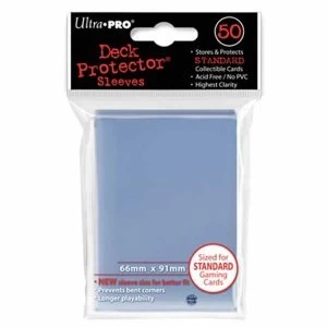 Ultra Pro Solid Clear 50 Sleeves DPD 12 Packs