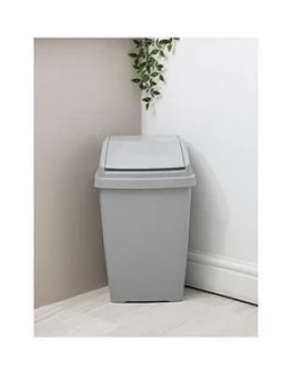 Wham Everyday 25-Litre Lift-Top Bin - Grey