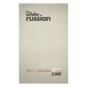 Big Lebowski The White Russian Woven Rug - Small