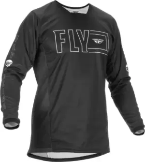 Fly Racing Kinetic Fuel Motocross Jersey, Black Size M black, Size M