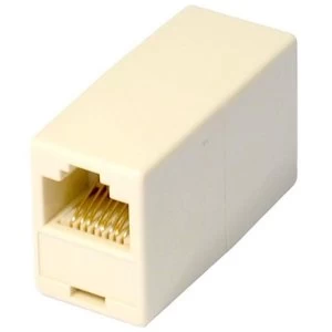 RJ45 (F) to RJ45 (F) White OEM Coupler Adapter