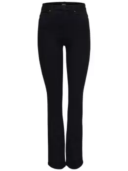 ONLY Onlroyal High Sweet Flared Jeans Women Black