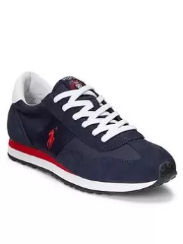 Polo Ralph Lauren Train 85 Runner Trainers, Newport Navy, Size 7, Men