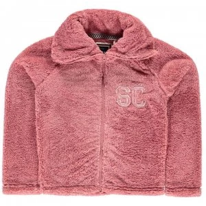 SoulCal Zip Snug Jackets Junior Girls - Pink Marl