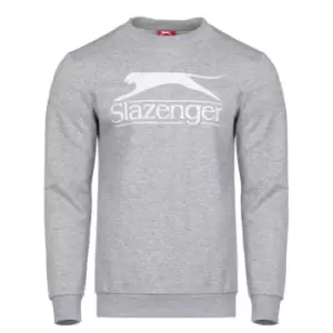 Slazenger Large Logo Crew Sweatshirt Mens - Grey