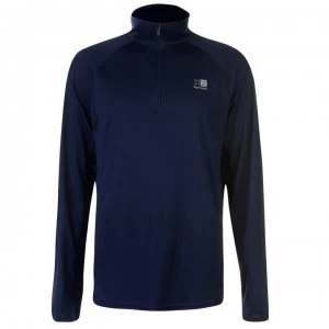 Karrimor Quarter Zip Running Top Mens - Dk Blue