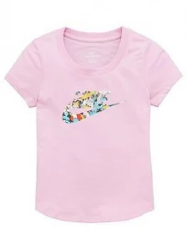 Nike Older Girls Dye Scoop Futura UV T-Shirt - Pink, Size XL, 13-15 Years, Women