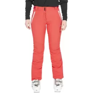 Trespass Womens/Ladies Lois Ski Trousers (XXS) (Hibiscus Red)