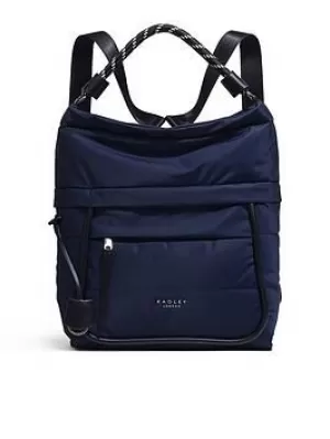 Radley Womens Devon Street Large Hobo Backpack - Ink