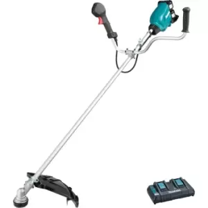 Makita DUR369A Twin 18v LXT Cordless Brushless Brush Cutter 430mm 2 x 6ah Li-ion Charger