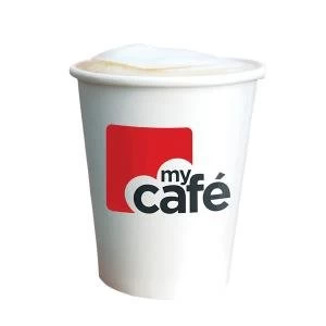 MyCafe 8oz Single Wall Hot Cups Pack of 50 HVSWPA08V