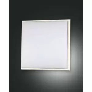 Fabas Luce Desdy LED Outdoor Surface Mounted Downlight White Glass, IP54