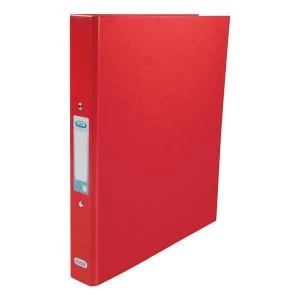 Elba Classy Ring Binder A4 2 O Ring 25mm Laminated Metallic Red