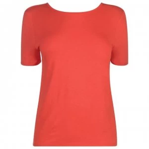 Noisy May Hanna Short Sleeve T Shirt - Flame Scarlet