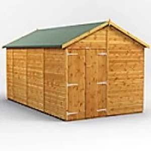 Power Garden Shed 148PAWDD Golden Brown 14x8