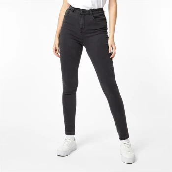 Jack Wills Jagger High Rise Super Skinny Jeans - Washed Black