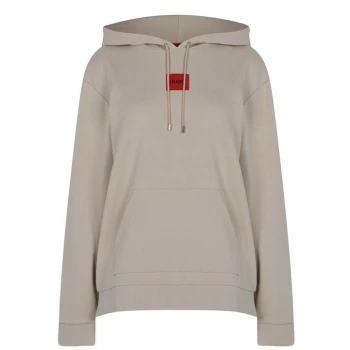 Hugo Boss Dasara Red Label Pullover Hoodie Light Beige Size S Women