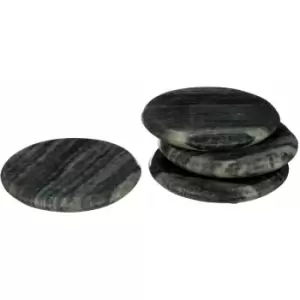 Grey Marble Round Coasters - Set of 4 - Premier Housewares