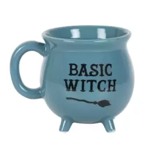 Basic Witch Ceramic Blue Cauldron Mug