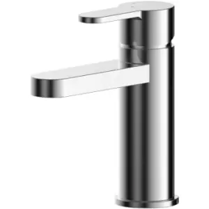 Arvan Eco Mono Basin Mixer Tap with Push Button Waste - Chrome - Nuie