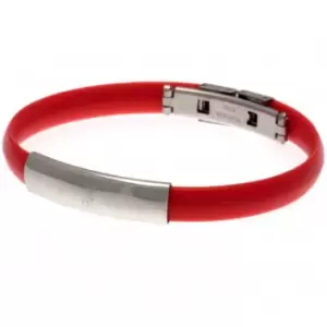 Liverpool FC Colour Silicone Bracelet (One Size) (Red)