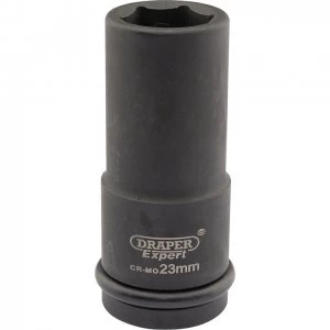 Draper Expert 3/4" Drive Deep Hexagon Impact Socket Metric 3/4" 23mm