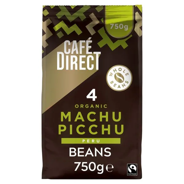 Cafe Direct Machu Picchu Peru Beans Coffee 750g