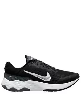 Nike Renew Ride 3 - Black/White, Size 7, Men