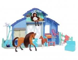 JP Spirit and Lucky Grooming Paddock Playset