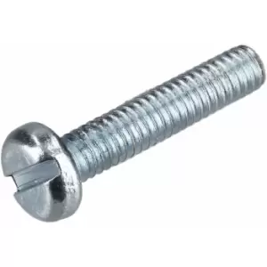 R-tech - 337009 Slotted Pan Head Machine Screws bzp M2.5 12mm - Pack Of 100