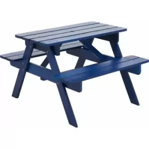 Premier Housewares Brighton Blue Kids Picnic Bench