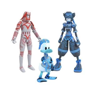 Space Paranoids Sora Donald And Sark (Kingdom Hearts) Action Figure