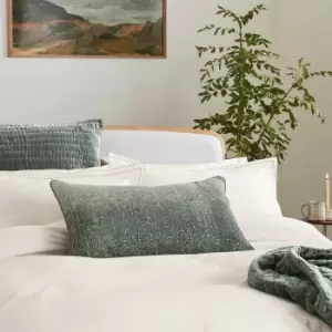 Bedeck of Belfast Rare Earth Soma Double Duvet Cover Set, Nettle Green