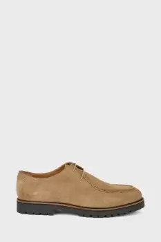 Suede Beige Boat Shoes