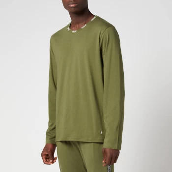 Polo Ralph Lauren Mens Liquid Cotton Long Sleeve Top - Supply Olive - XL