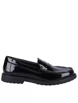 Hush Puppies Verity Patent Slip On Loafer - Black, Size 6, Women