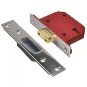 Union - Strongbolt 5 Lever Deadlock 3'' - Stainless Steel - Stainless Steel