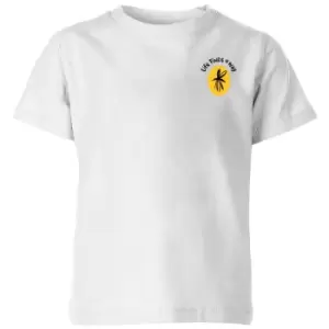 Jurassic Park Amber Sample Embroidered Kids T-Shirt - White - 9-10 Years